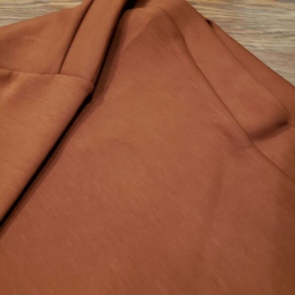 ForCynthia Boat Neck Dress Color Camel Size Medium - Picture 2 of 7